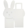 Lot de 10 paniers lapin paques