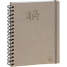 Agenda journalier spirale assorti