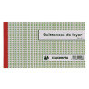 Manifold Quittances de Loyer 12,5 x 21 cm 50 triplicatas autocopiants