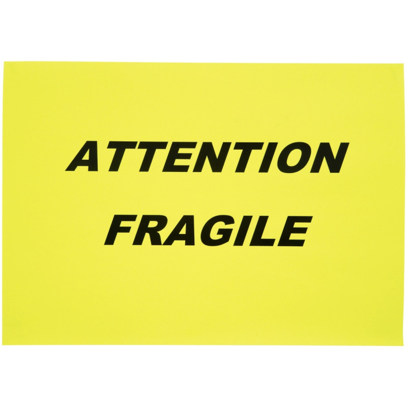 Boîte de 100 étiquettes Flaconuo multi-usages 210x297mm jaune