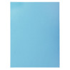 Paquet de 50 chemises 2 rabats SUPER 210g, format 24x32 cm, bleu clair