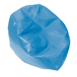 Coussin poire 100x49cm bleu