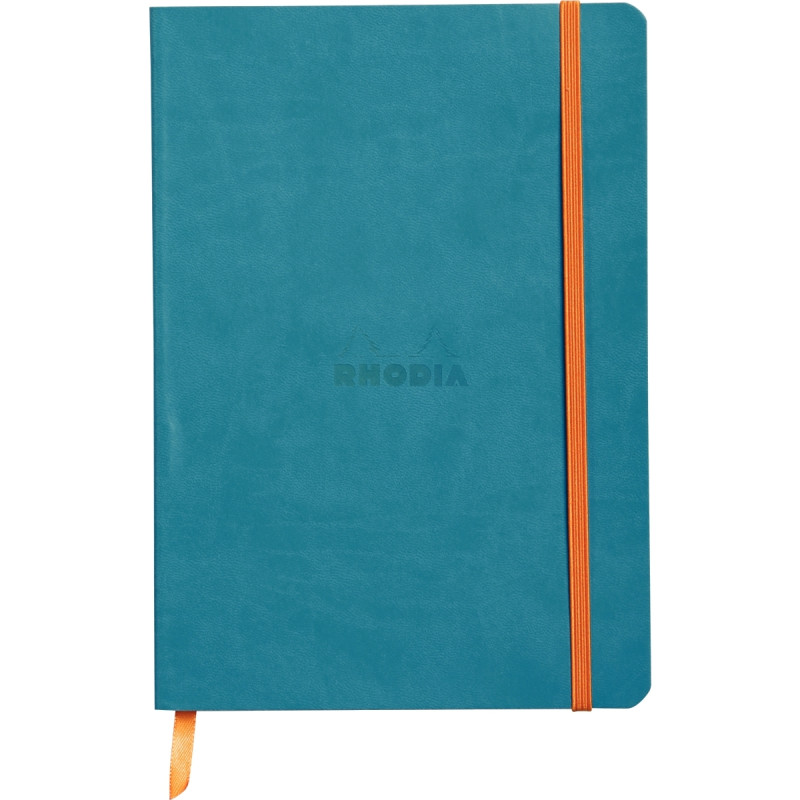 Carnet 160 pages RHODIARAMA format A5, ligné, couverture souple en sim