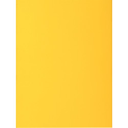 Paquet de 50 chemises 2 rabats ROCK"S 210g, format 24x32 cm, jaune