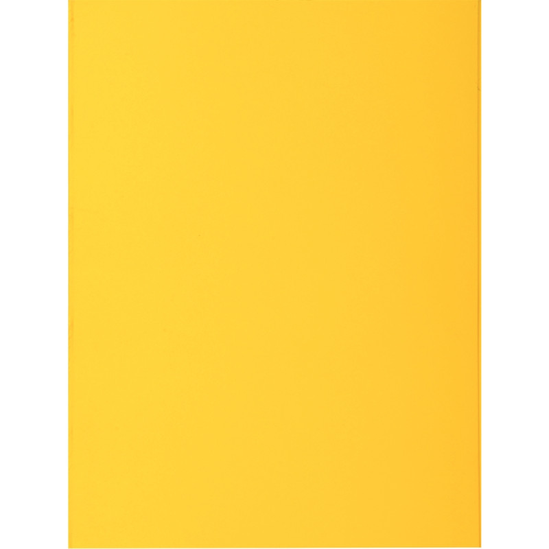 Paquet de 50 chemises 2 rabats ROCK"S 210g, format 24x32 cm, jaune