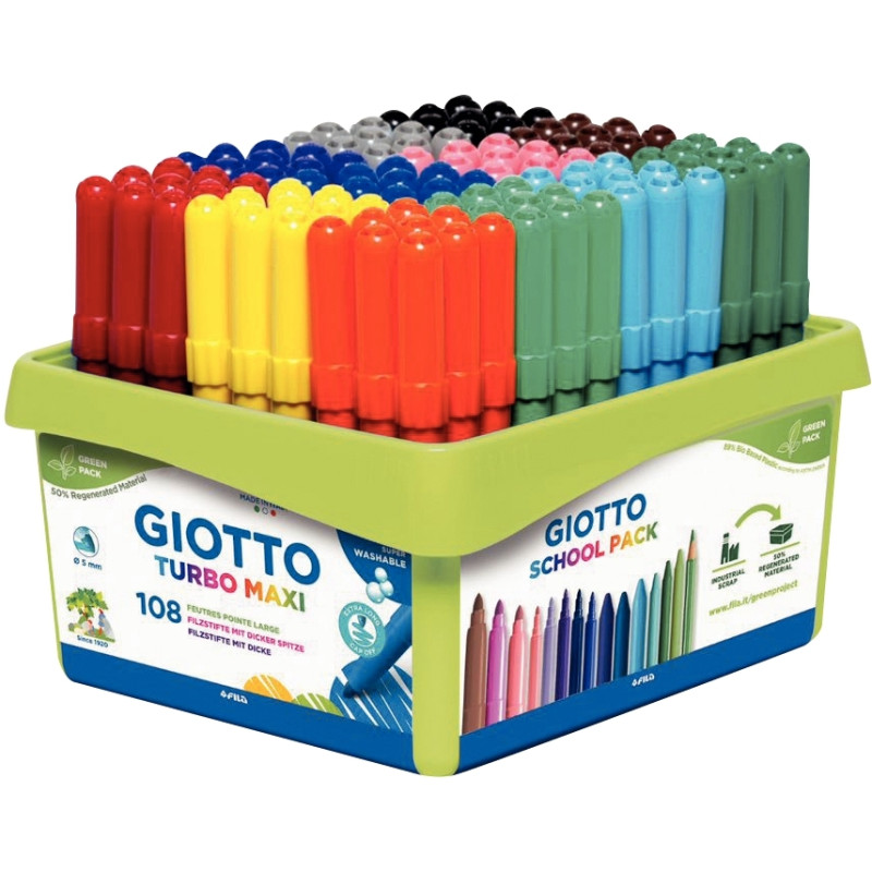 Classpack de 108 feutres Turbo Maxi dont 10 gratuits