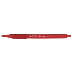 Stylo bille Soft Feel rétractable rouge