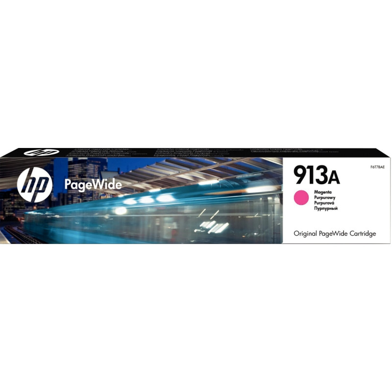 HP 913A cartouche d'encre magenta authentique (F6T78AE)
