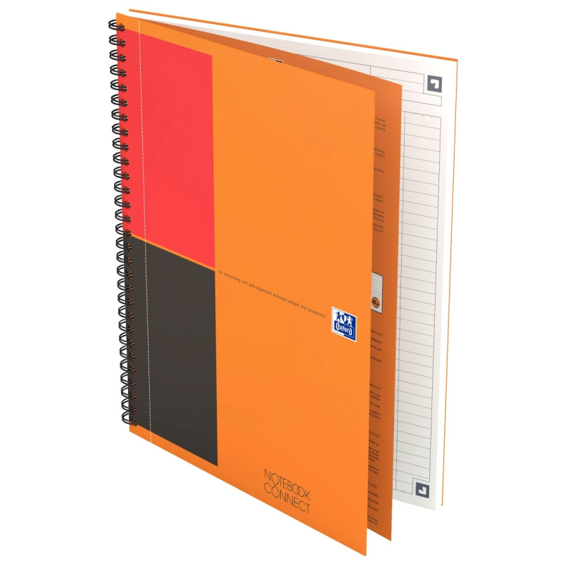 Cahier à reliure intégrale NOTEBOOK format tablette B5 ligné 6 mm, 160