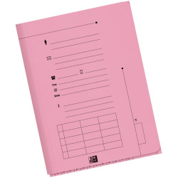 Paquet de 25 chemises HV pour dossiers suspendus, rose
