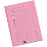 Paquet de 25 chemises HV pour dossiers suspendus, rose