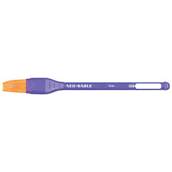 Brosse KAMIKAZE N° 18 poils synthétiques très résistants manche plasti