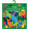 Pochette 170 gommettes dinosaures