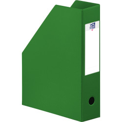Porte-revues OXFORD en PVC dos 10cm vert