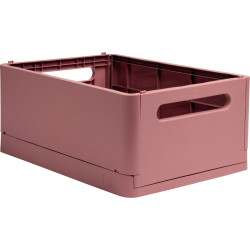 Bac pliable maxi vieux rose