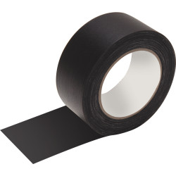 Rouleau adhésif toilé 50mmx25m coloris noir - Pour tous travaux de rép
