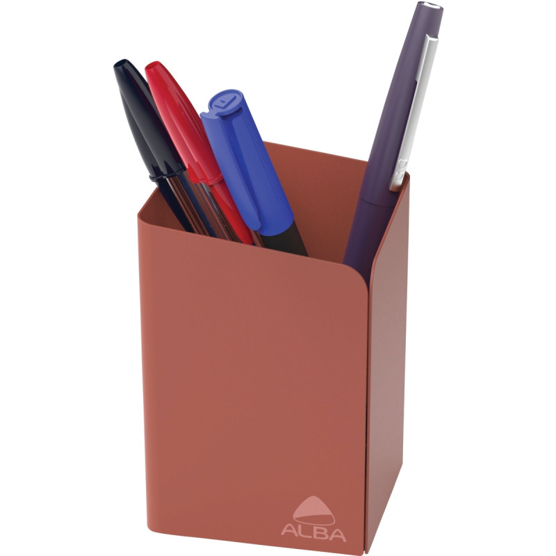 Pot crayons métal terracotta