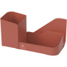 Organiseur de bureau 3 compartiments métal terracotta