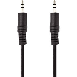 Cordon jack 3.5mm noir 5m