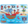 Encastrement 3D en bois, les pirates