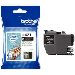 Brother BOULE cartouche jet d'encre noire authentique (LC421BK)