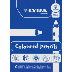 Etui de 6 crayons Jumbo 4 Color arc en ciel