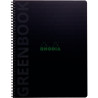 Cahier GREENBOOK couverture polypropylène, 160 pages perforées, format