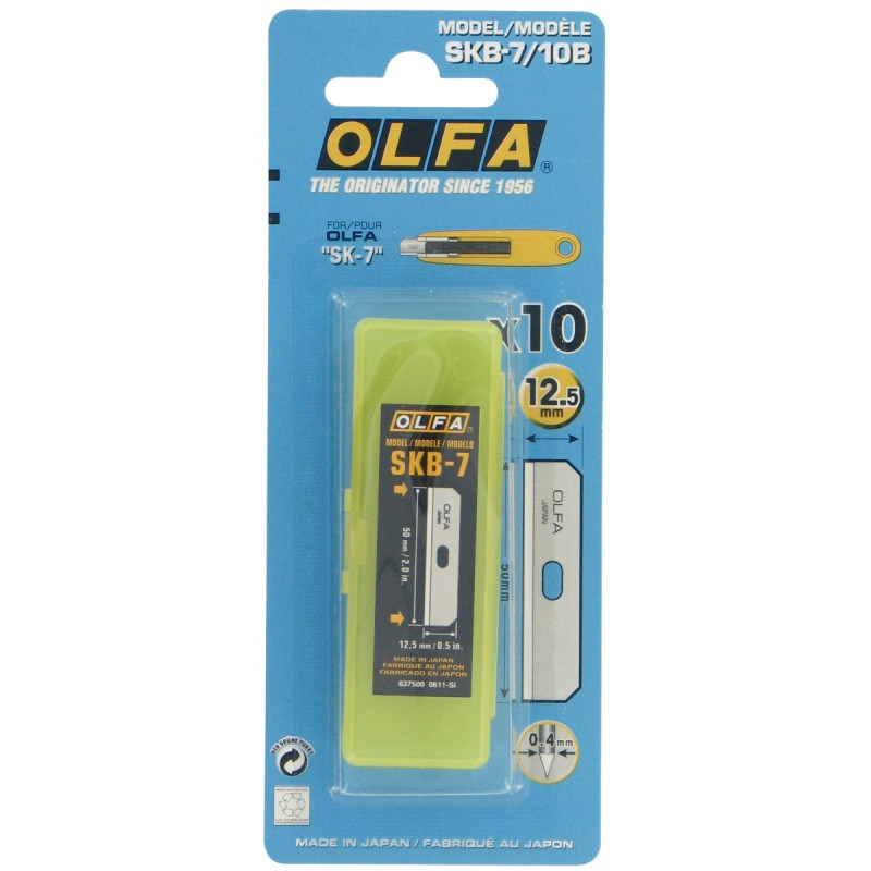 Blister de 10 lames OLFA pour 69982