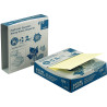 Devidoir nature recycle znote 75 x 75 mm 100 feuilles coloris jaune