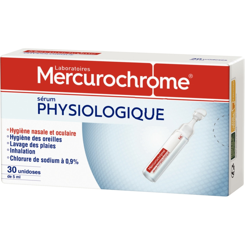 Boite de 30 doses de sérum physiologique
