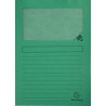 Paquet de 100 pochettes coin papier FOREVER 130g, vert