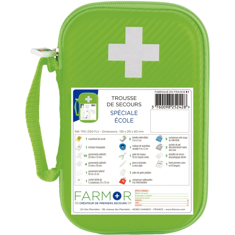 Trousse de 1er secours école
