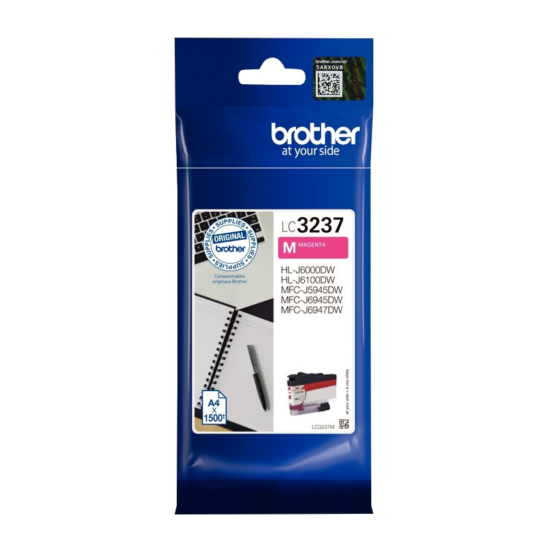 Brother LC3237M cartouche jet d'encre magenta haute capacité authentiq