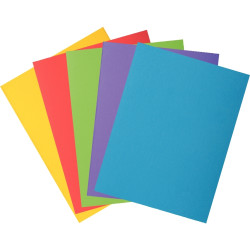 Paquet de 50 chemises 1 rabat ROCK"S 210g, format 24x32 cm, coloris as