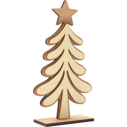 Sapin de Noël à décorer en bois