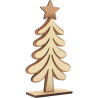Sapin de Noël à décorer en bois
