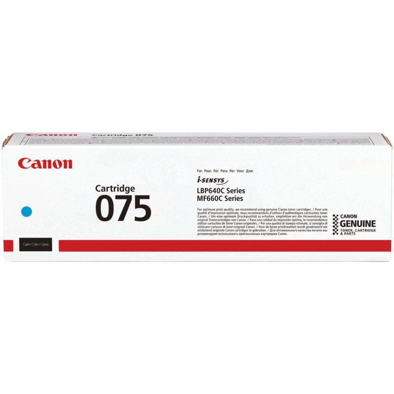 Canon 075 cartouche laser cyan authentique
