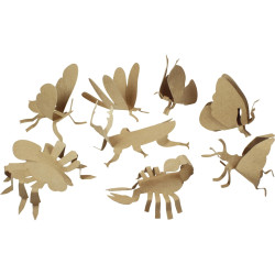 Kit de 24 sculptures insectes PLAYMAIS Mosaïc