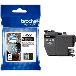Brother BOUSSOLE cartouche jet d'encre noire authentique ( LC422BK)