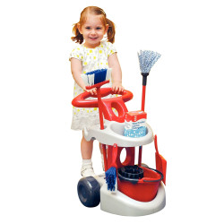 Chariot de ménage VILEDA avec accessoires