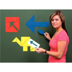 Boîte de 3 Tangrams magnétique 20cm