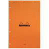 Bloc de bureau RHODIA 80 feuilles perforées, format A4+, ligné 7 mm, p