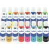 Carton de 16 Flacons de 150 ml de gouache brillante BRILLO couleurs as