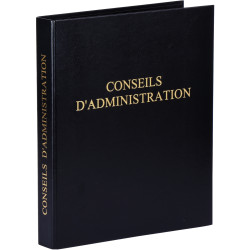 Classeur registre conseil d'administration