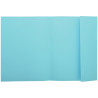 Paquet de 100 chemises 1 rabat SUPER 160g, format 24x32 cm, bleu clair