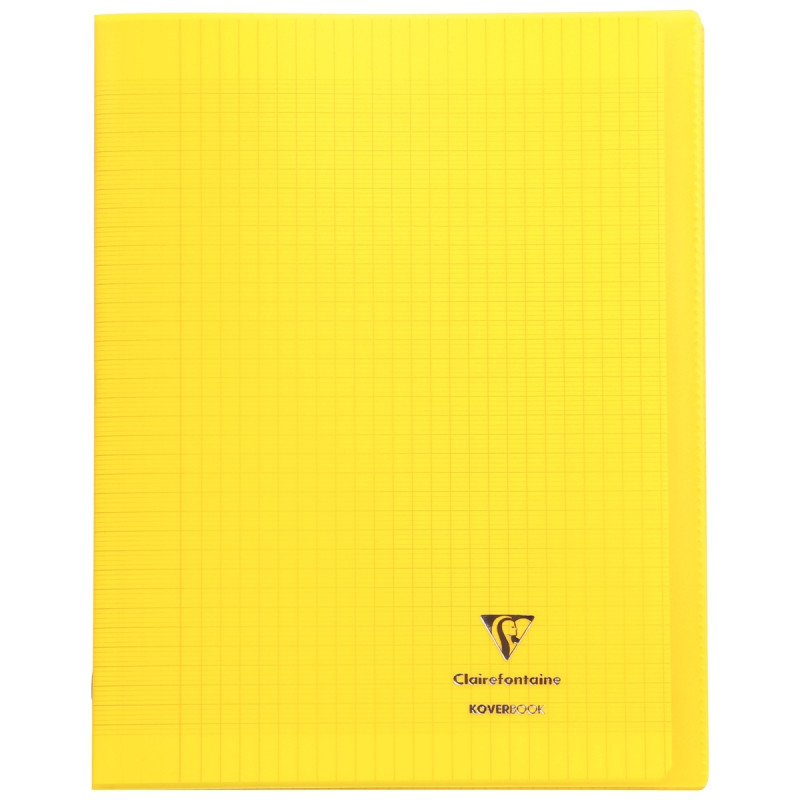 Piqûre 96 pages KOVERBOOK, format 24x32 cm, seyès 90g, couverture poly