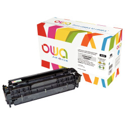 OWA cartouche laser noire remanufacturée compatible Canon 718 et HP 30