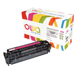 OWA cartouche laser magenta remanufacturée compatible Canon 718 et HP
