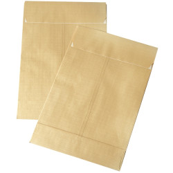 Paquet de 50 pochettes kraft armé 280x375mm soufflet 70mm bande silico