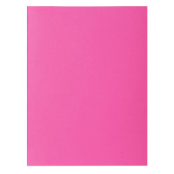 Paquet de 100 chemises 210g ROCK"S format 24x32 cm, rose